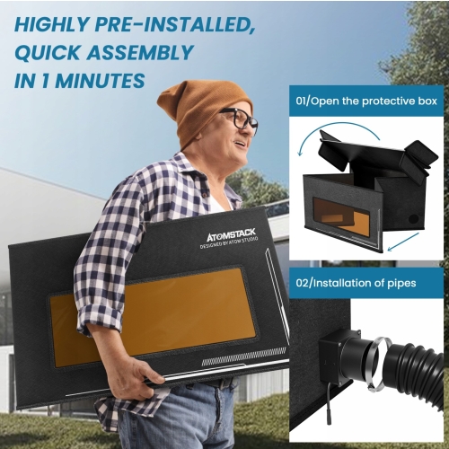 Atomstack FB2 Plus zaštitno kućište 117x73x31cm s odzračnikom